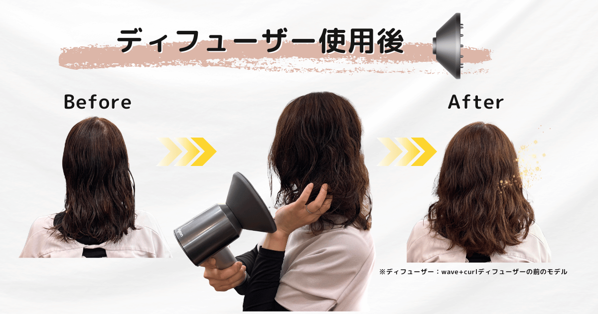 ディフューザー使用前後の変化