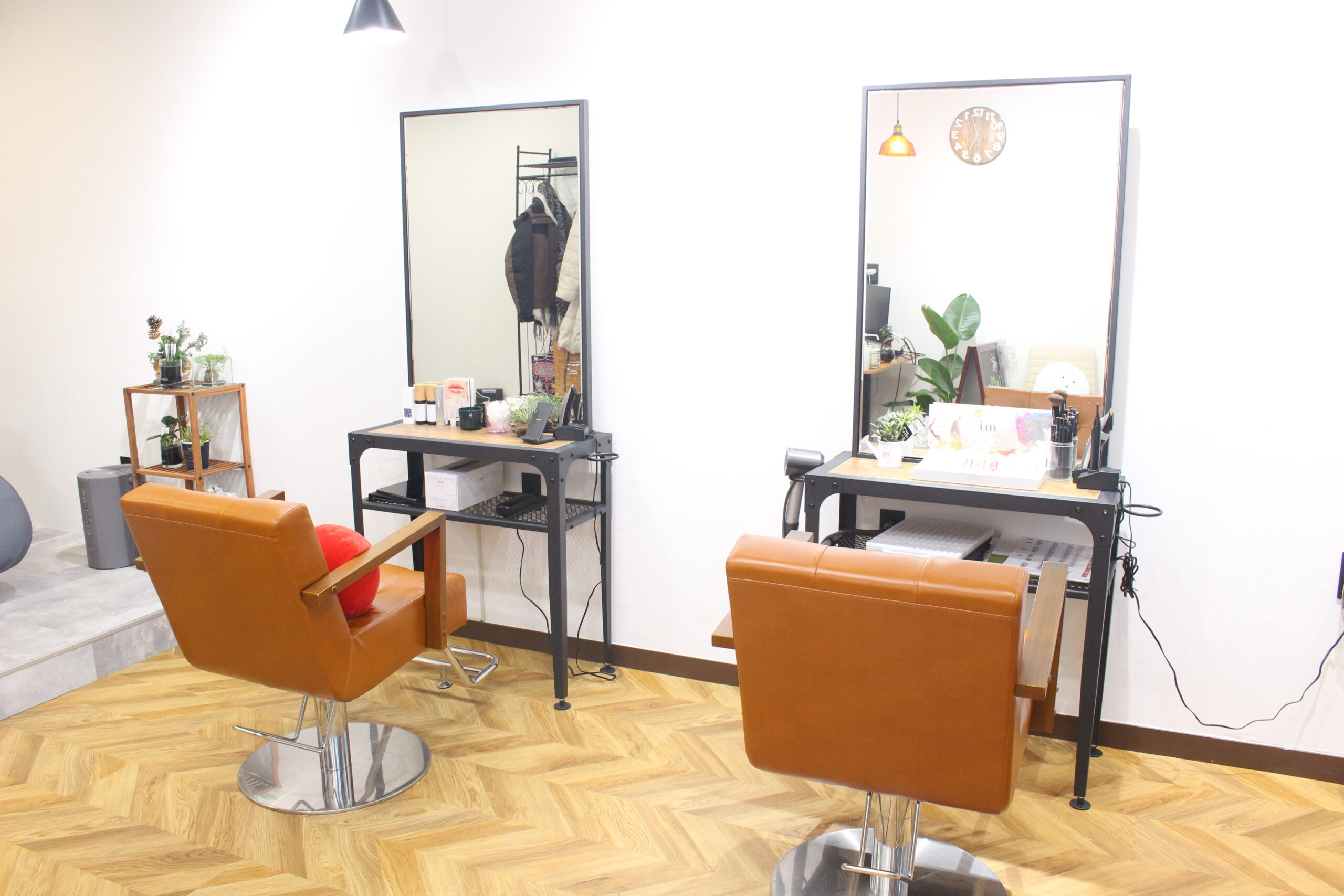 Hair Studio passage, の施術台